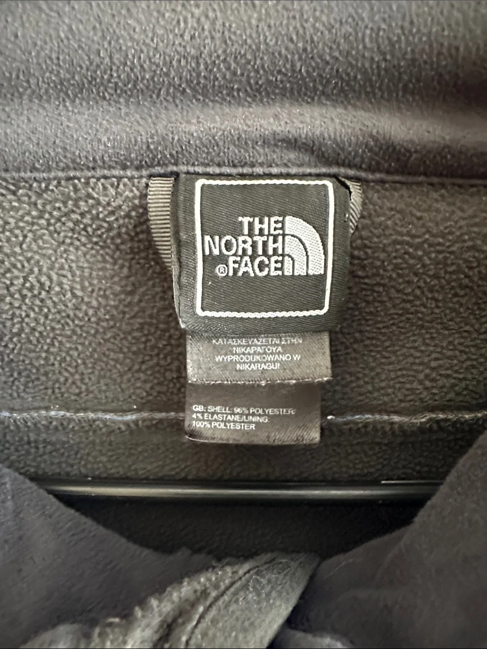 The North Face Blue and Gray Softshell Jacket